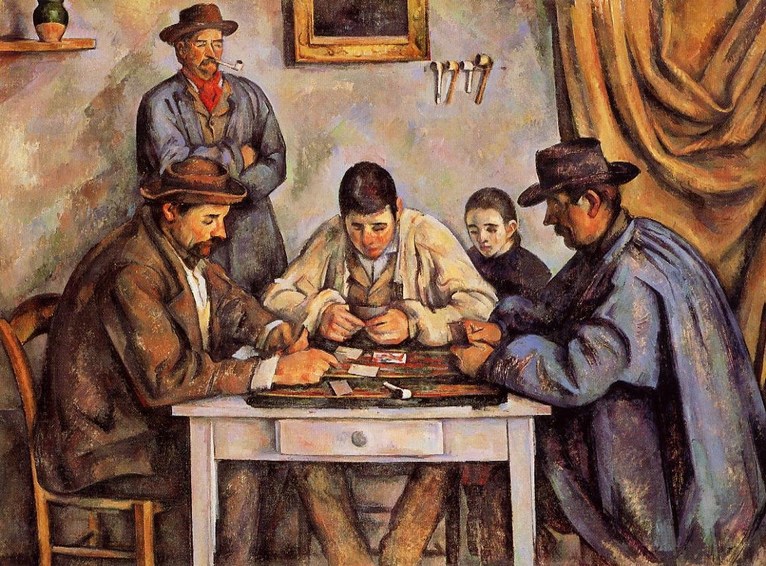 Paul Cezanne: The Card Players - 1890-1892