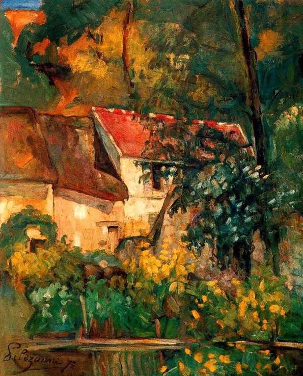 Paul Cezanne: The House of Père Lacroix in Auvers - 1876