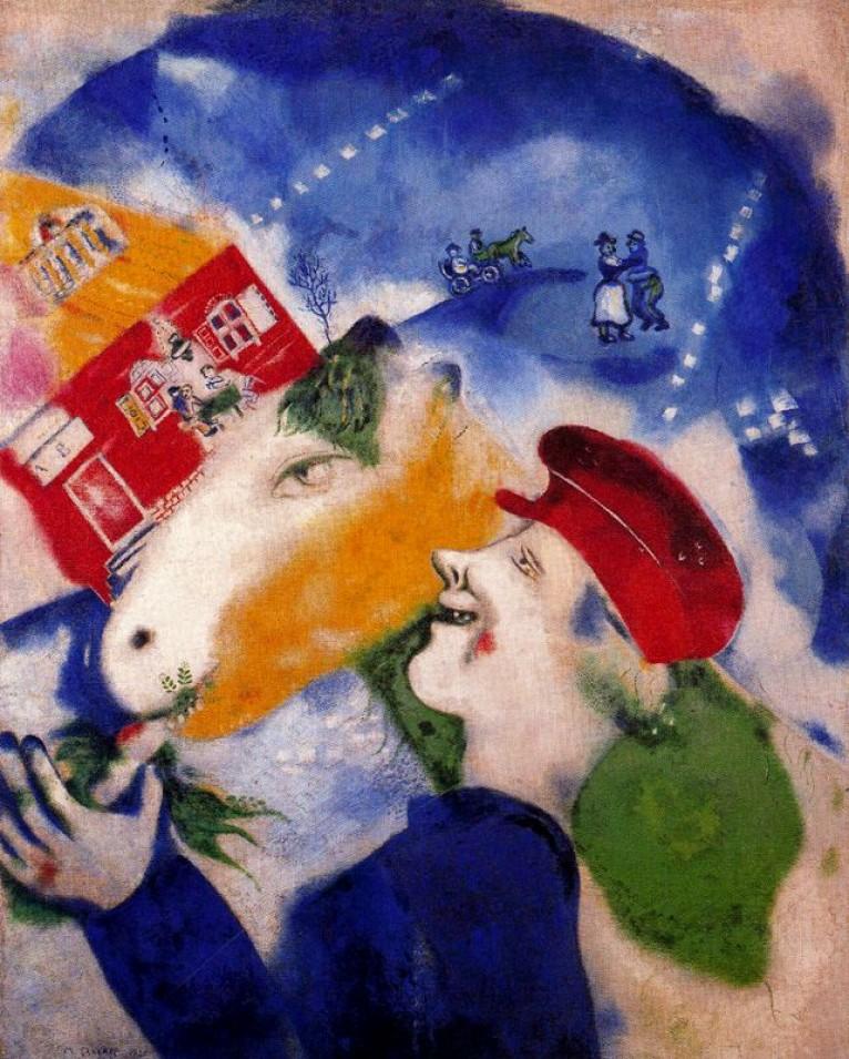 Marc Chagall - Peasant Life - 1925