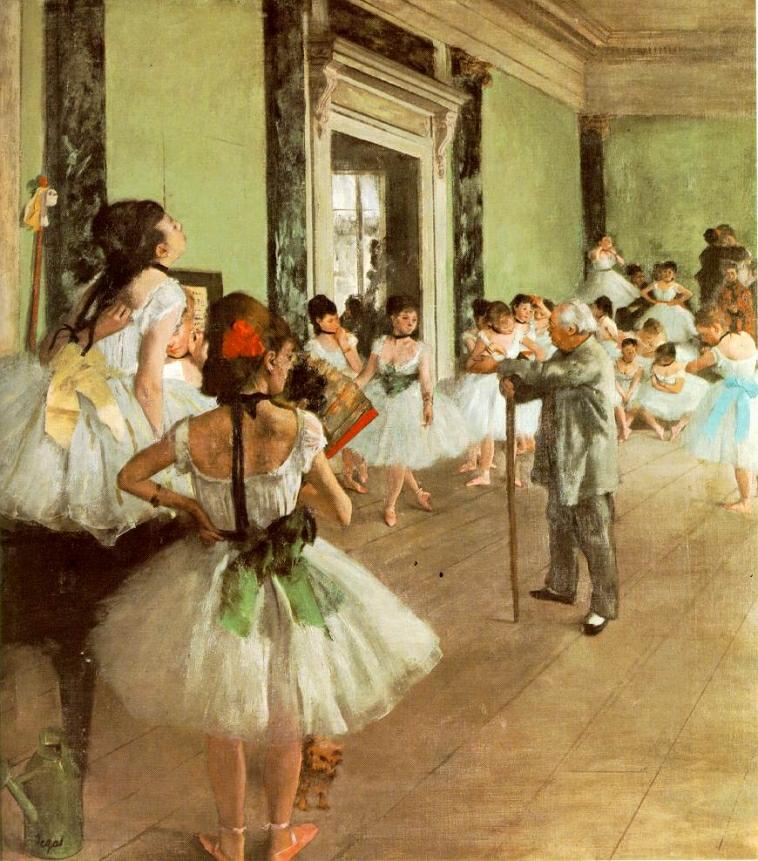 Edgar Degas - The Dance Class - 1873-76