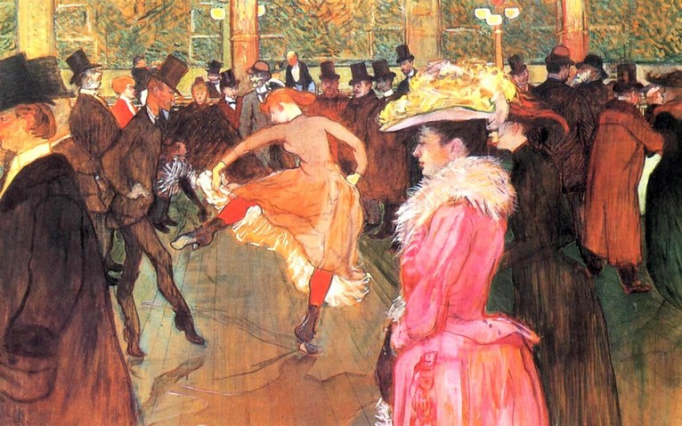 Henri de Toulouse-Lautrec: At the Moulin Rouge - 1890