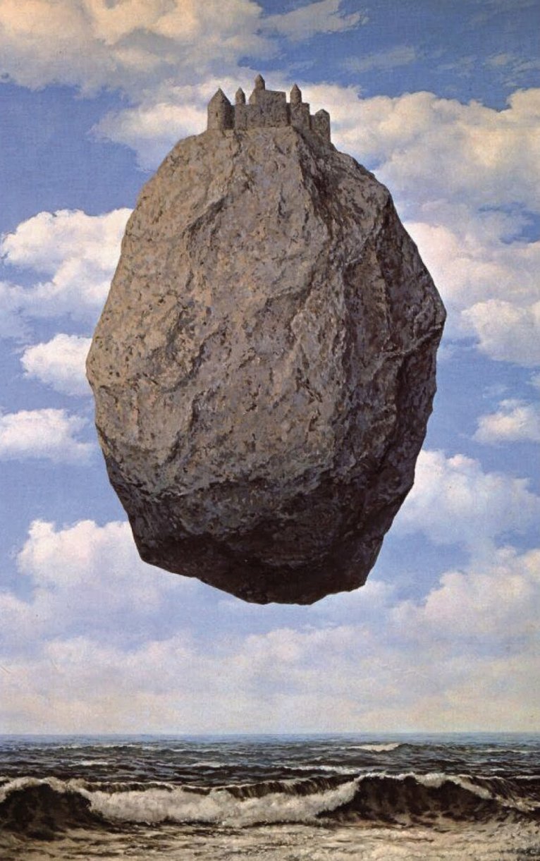 René Magritte - Castle in the Pyrenees - 1961