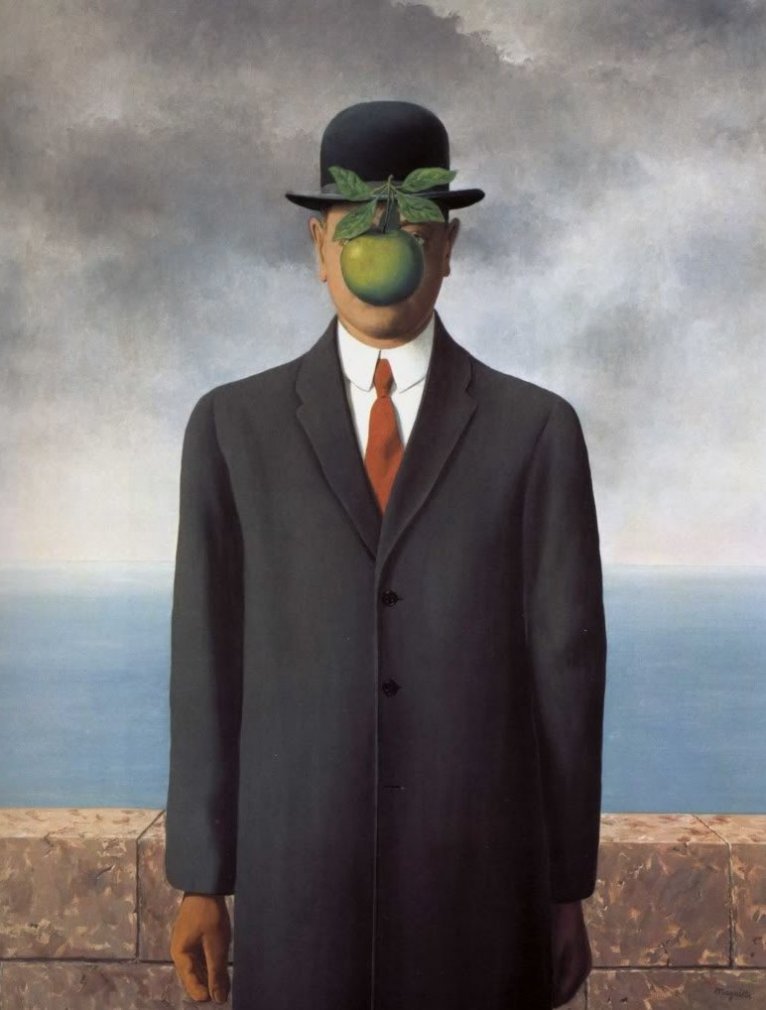 René Magritte - Son of Man - 1964