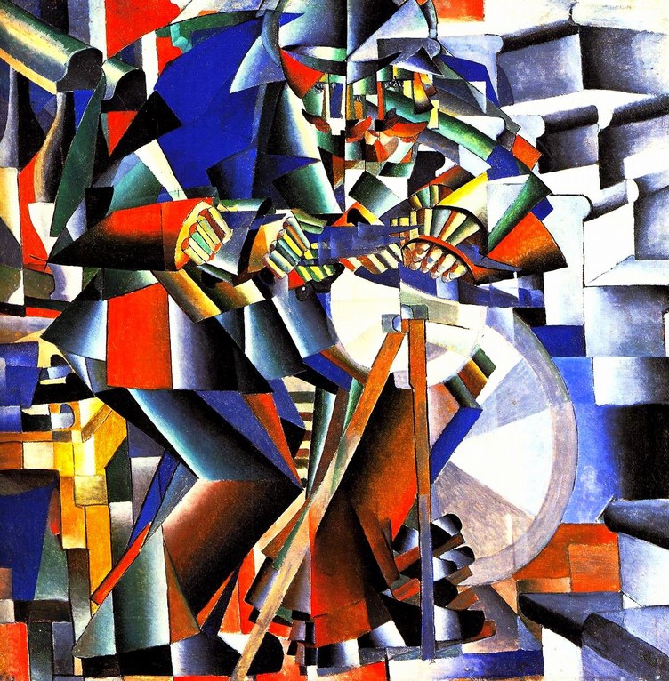 Kazimir Malevich: The Knife Grinder - 1912