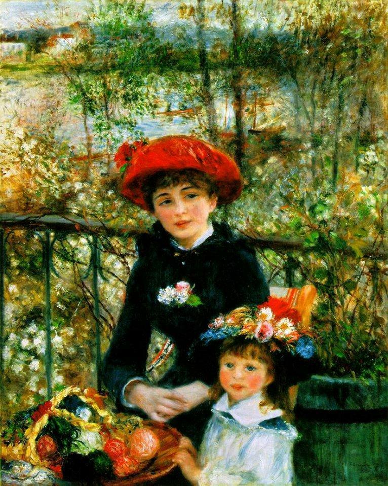 Pierre Renoir - On the Terrace - 1881