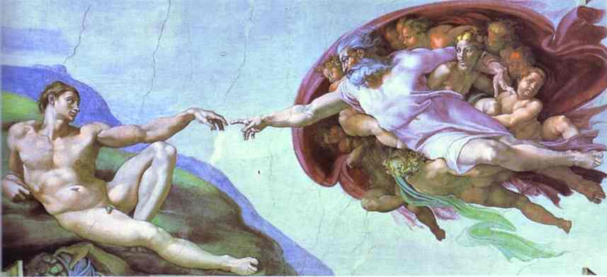 Michelangelo: The Creation of Adam - 1508-1512