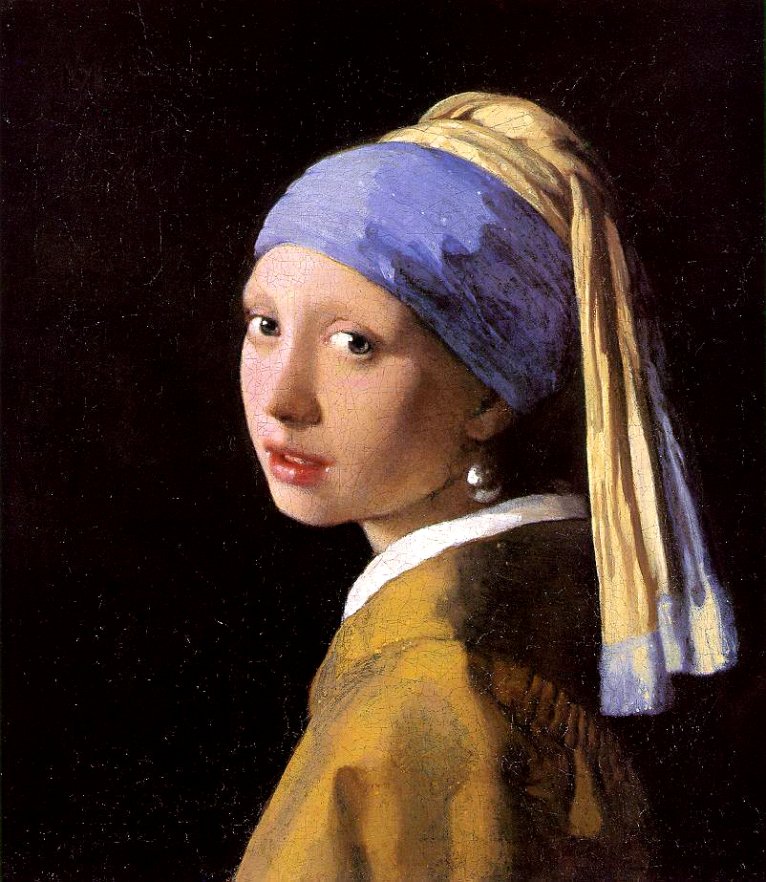 Johannes Vermeer: Girl with a Pearl Earring  - 1665-1666