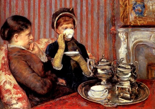 Mary Cassatt: The Tea - 1879-1880