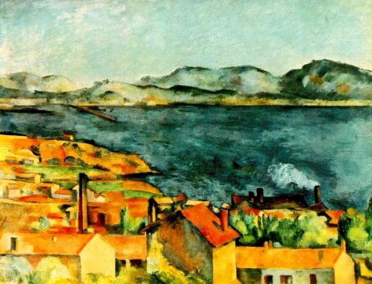 Paul Cezanne: The Bay of Marseille seen from L'Estaque - 1886