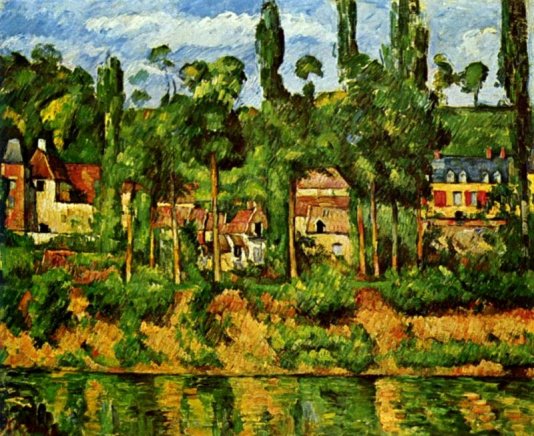 Paul Cezanne: Chateau de Medan - 1879