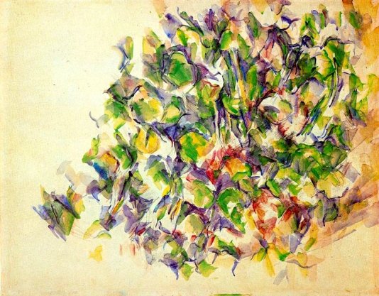 Paul Cezanne: Foliage - 1895-1900