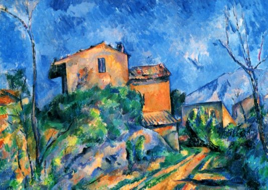 Paul Cezanne: Maison Maria with a View of Chateau Noir - 1895