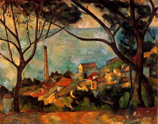Paul Cezanne: View from L'Estaque - 1863