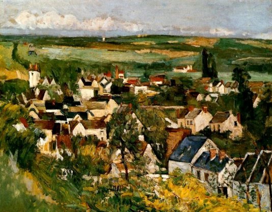 Paul Cezanne: View of Auvers-sur-Oise - 1873