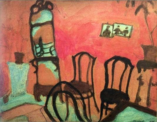 Marc Chagall: Little Parlor - 1908