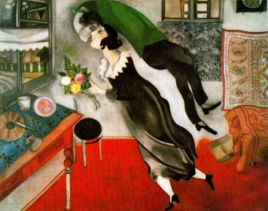 Marc Chagall: The Birthday - 1915