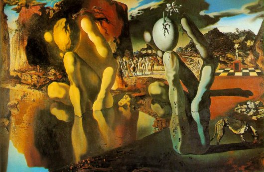 Salvador Dali: Metamorphosis of Narcissus - 1937