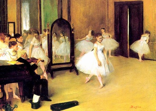Edgar Degas: Dance Class - 1871