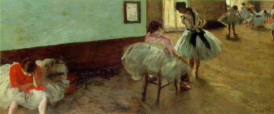 Edgar Degas: The Dance Lesson - 1879