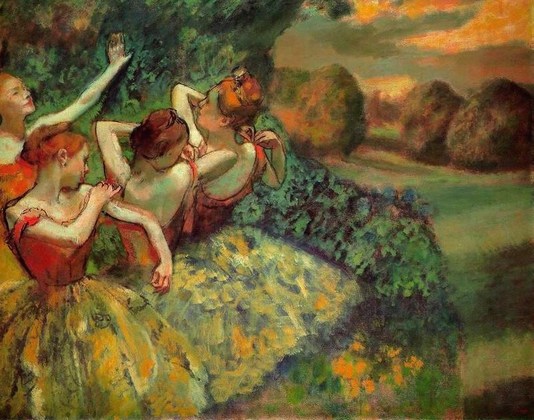 Edgar Degas: Four Dancers - 1899