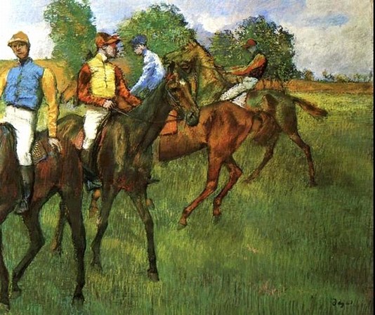 Edgar Degas: Race Horses - 1883-1885