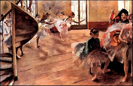 Edgar Degas: The Rehearsal - 1877