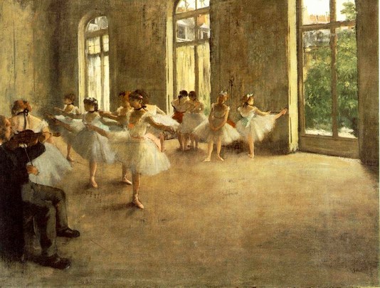 Edgar Degas: The Rehearsal - 1873-1878