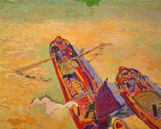 Andre Derain: Barge on the Seine - 1903