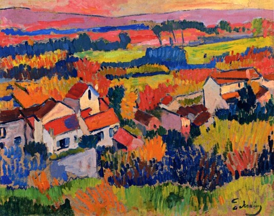 Andre Derain: Landscape near Chatou	 - 1904