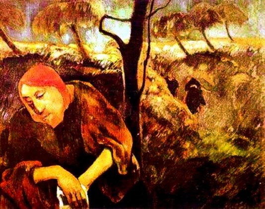 Paul Gauguin: Agony in the Garden - 1889