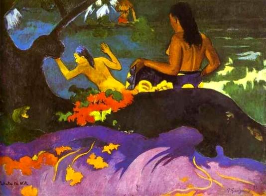 Paul Gauguin: By the Sea - 1892