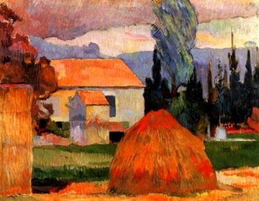 Paul Gauguin: Landscape Near Arles - 1888