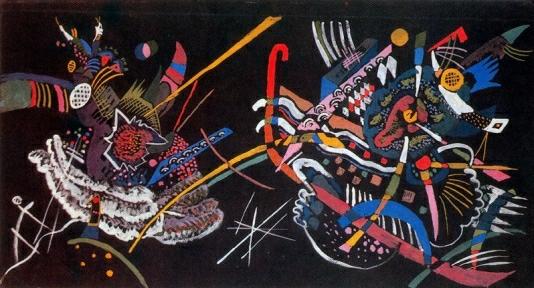 Wassily Kandinsky: Draft for the Unjuried Art Show Mural B - 1922