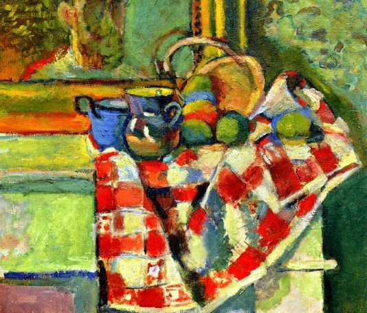 Henri Matisse: Checked Tablecloth - 1903