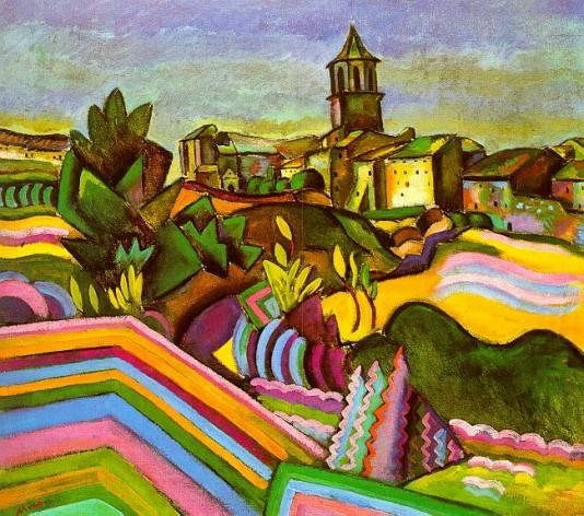 Joan Miro: The Village of Prades - 1917