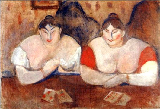 Edvard Munch: Rose and Amélie - 1894