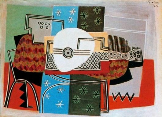 Pablo Picasso: Still Life With Mandolin - 1924