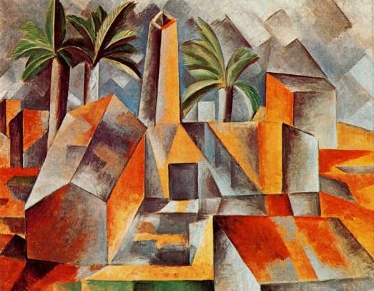 Pablo Picasso: Factory in Horta de Ebbo - 1909