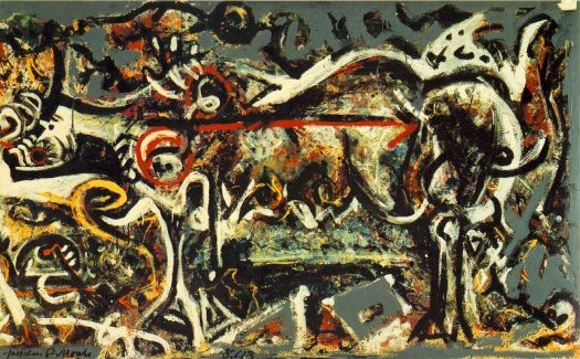 Jackson Pollock: She Wolf - 1943