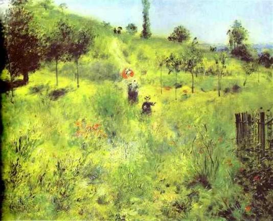 Pierre Auguste Renoir: Country Footpath in the Summer - 1874