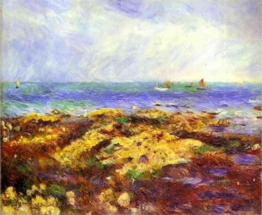 Pierre Auguste Renoir: Ebbing Tide at Yport - 1883