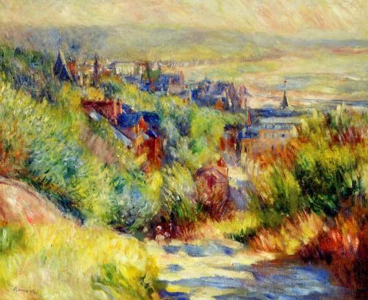Pierre Auguste Renoir: The Hills of Trouville - 1886