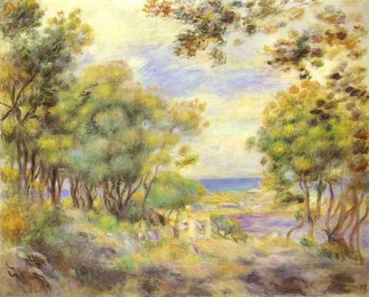 Pierre Auguste Renoir: Landscape at Beaulieu - 1899