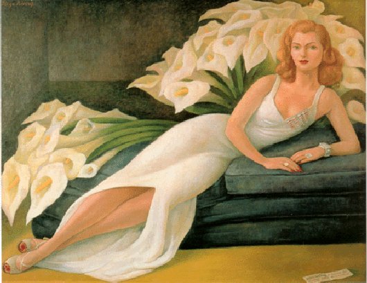 Diego Rivera: Portrait of Natasha Gelman  - 1943
