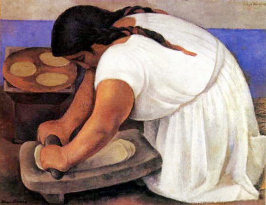 Diego Rivera: The Grinder - 1926