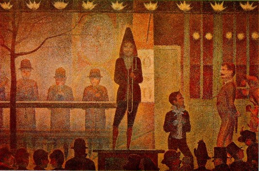 Georges Seurat: The Side Show - 1885