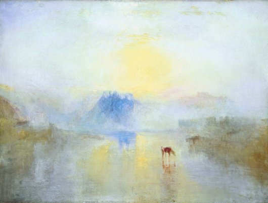 J.M.W. Turner: Norham Castle, Sunrise - 1845