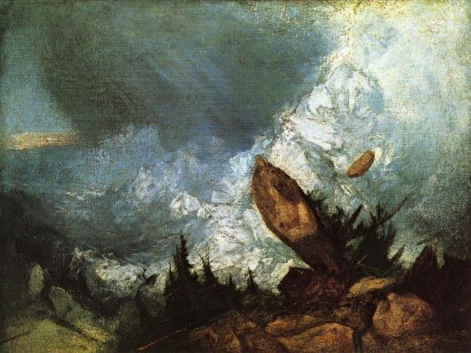 J.M.W. Turner: Fall of an Avalanche in the Grison - 1810