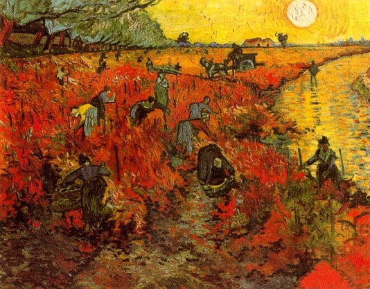 Vincent van Gogh: Red Vineyard - 1889