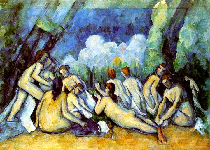 Larger view of Paul Cezanne: Bathers - 1894-1905
